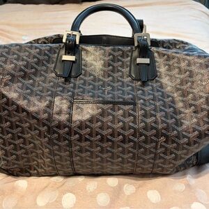 Goyard Black and Brown Duffel Bag - PRE-OWNED